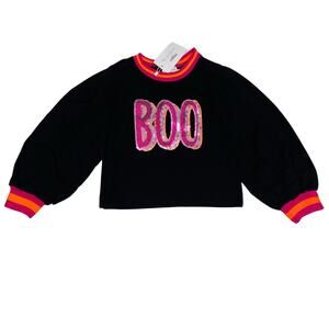 NWT Blended Spirit Size 10 Boo Sparkle Sweatshirt